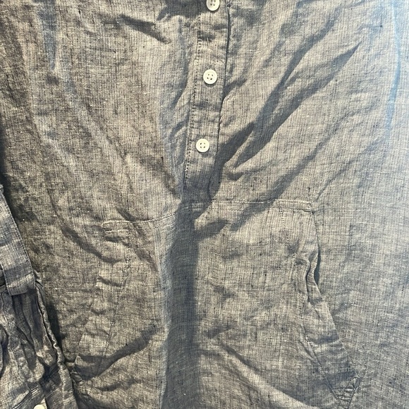 Roots denim linen dress size large - Picture 4 of 7